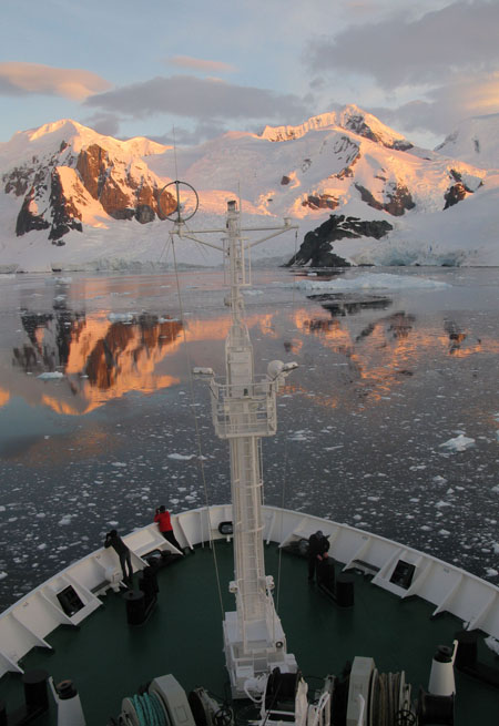 Sunset at Paradise Harbour