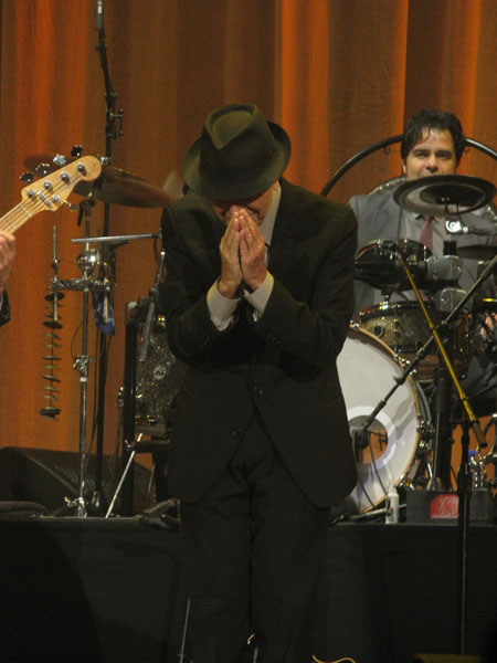 Thanking the audience