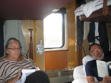 Passing time on the Trans Siberian