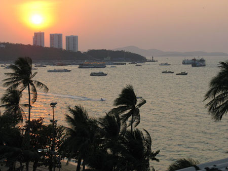 Pattaya Bay Sunset