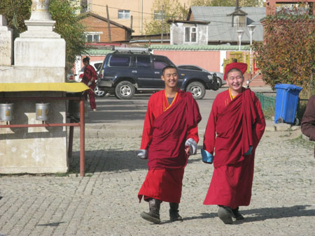 Cheerful Monks