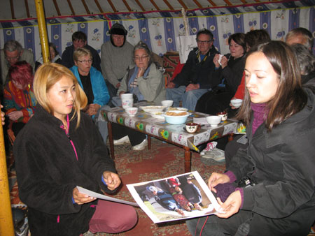 Gerlee and Diana - traditionally Russia has usually dominated Mongolia!