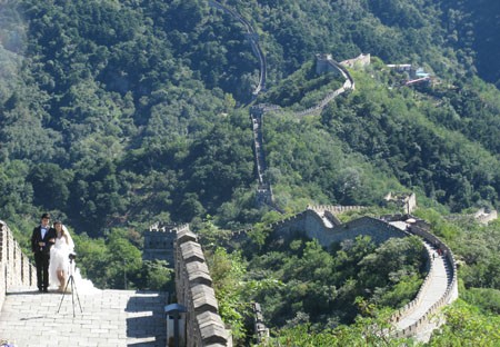 Wedding Pictures on the Great Wall 