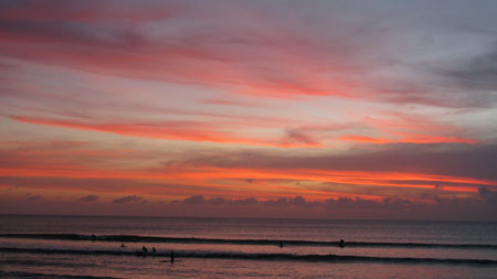 Kuta Beach sunset