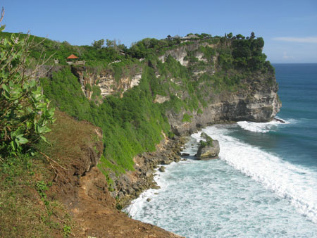Cliff top temple at Ulawatu