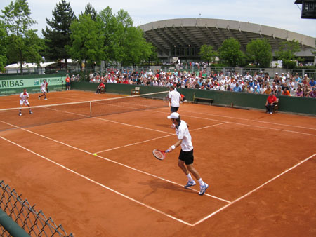 Up close and personal at Roland Garos