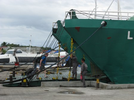 All aboard for the ferry to Bantayan