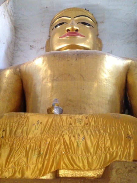 One of 4 Buddhas at Manhua Paya, Bagan