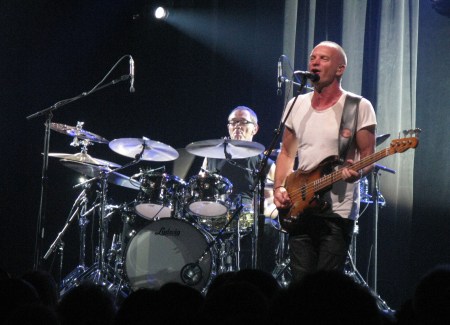 Sting still trim and with powerful vocals