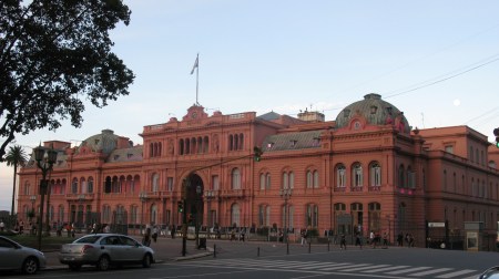 Eva Peron addressed the Argentinian people from one of the Balconies of the Casa Rosada – the Presidential Palace