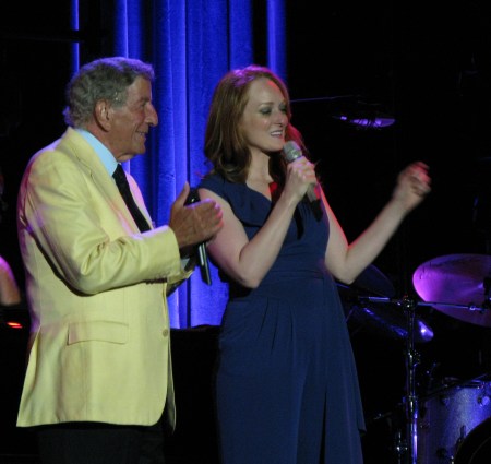 Tony Bennett in duet with his daughter 