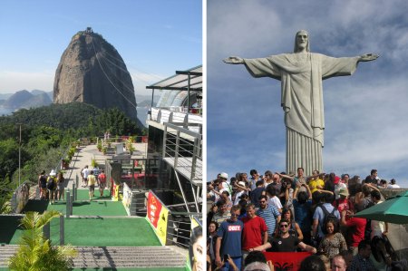 Sugar Loaf mountain and Christ the Redeemer were must see attractions for all World Cup visitors to Rio.