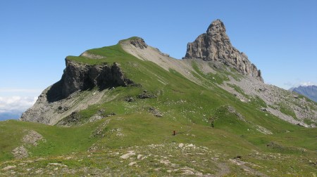Yet another perspective of the Lobhorn, easily recognised from afar but rarely visited!