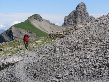 As we approached Schwalmere the terrain got more rugged.