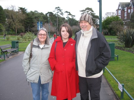 When I met my wife Sharron in Papua New Guinea she was convinced I came from Bournemouth – it turned out she had been staying with my childhood neighbour and friend in Australia and we had a similar accent. Here we are in Bournemouth with daughter Sarah 32 years later!