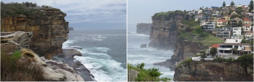 The Gap at Watsons Bay and nearby clifftop development – it is easy to forget one is close to the centre of a large city!
