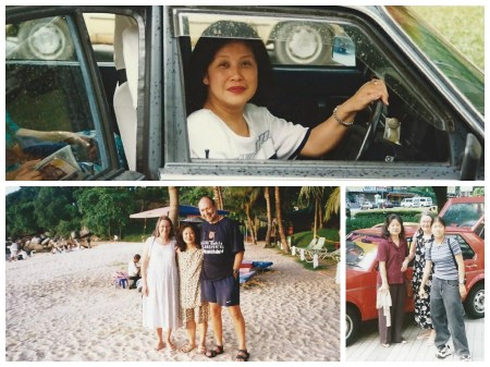  Irene Sia (but forever Miss Chan) in KL 1994 (top) and Penang 1999 (bottom).
