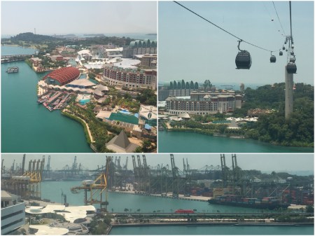 8 The Resort and Entertainment island of Sentosa is connected to the nearby port area by causeway and cable car.
