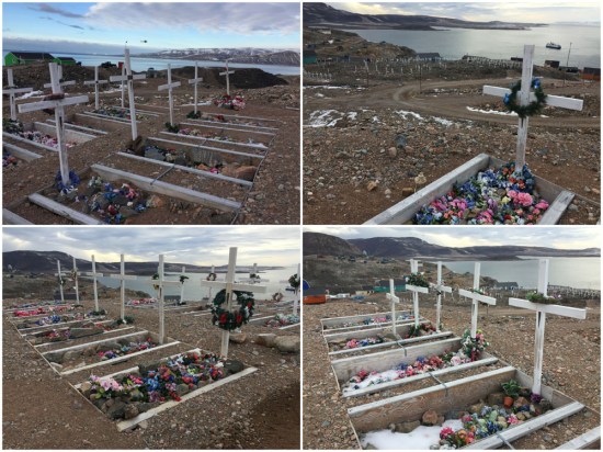 An orderly graveyard reflects an organised and respectful community