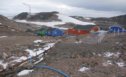 Not a lot between the edge of town and the North Pole! But note the Street Light for the winter darkness